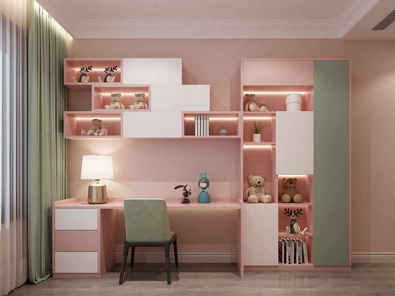 儿童房学习区 儿童房学习区